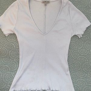 Cropped V-Neck